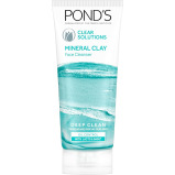 منظف الوجه بالطين المعدني Clear Solutions من Pond's، للتحكم في الزيوت، 90 جم - 1 miniature