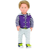 Our Generation / Boy Doll With Hoodie Rafael - 9 miniature