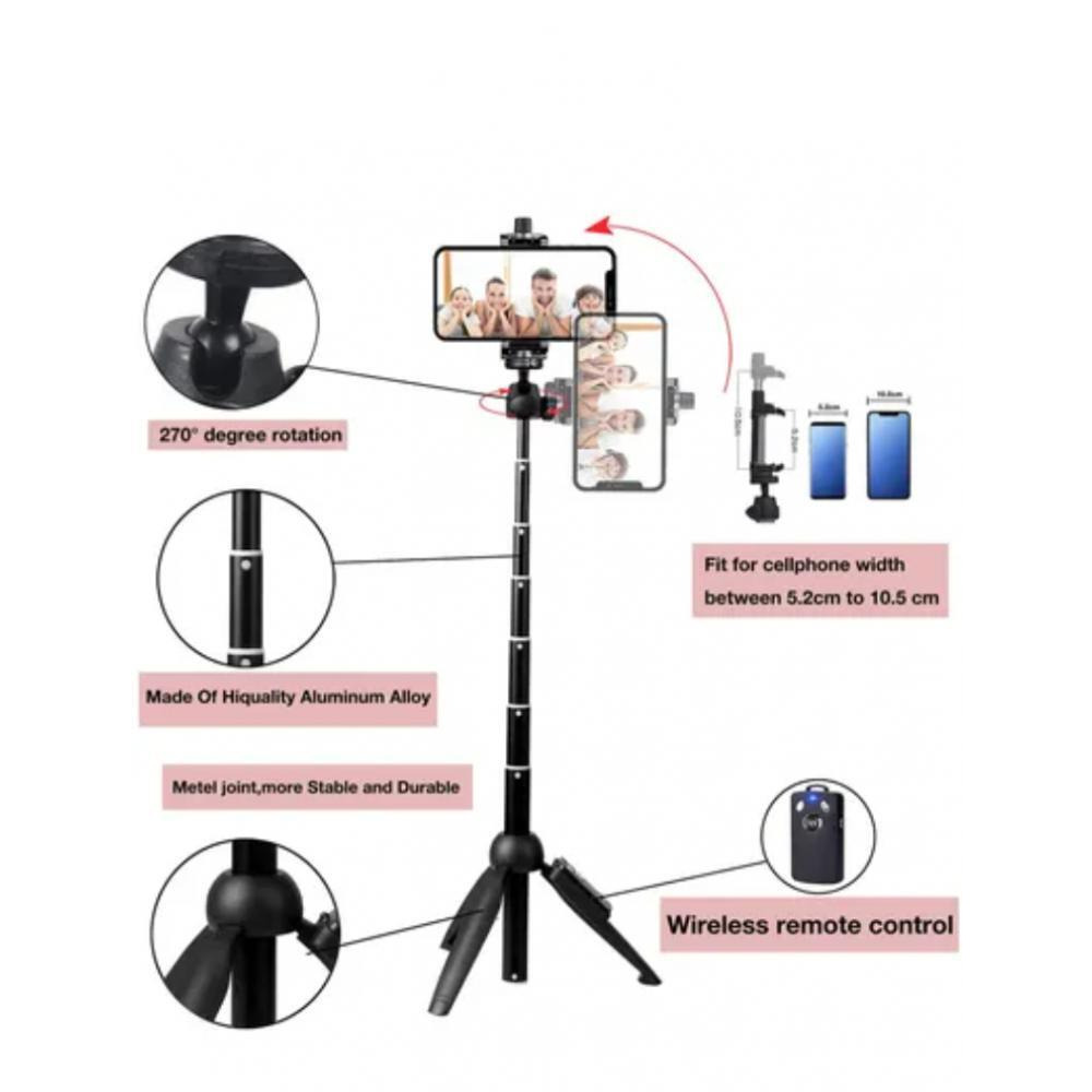 Bluehorn / Tripods, Selfie stick, Phone tripod, Aluminum alloy, 40 in - 2