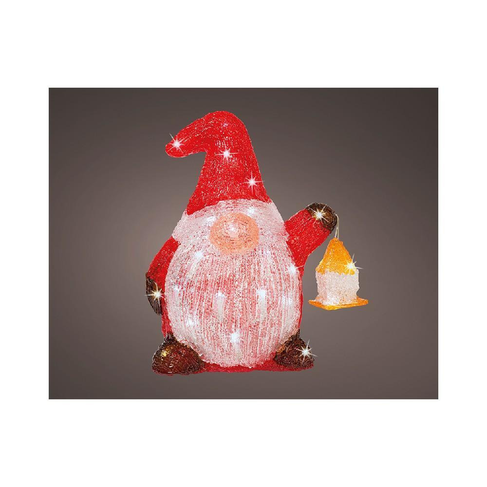 Kaemingk Decoris LED Gnome Акриловый Gnome Стабильный Светильник На батарейках - 1