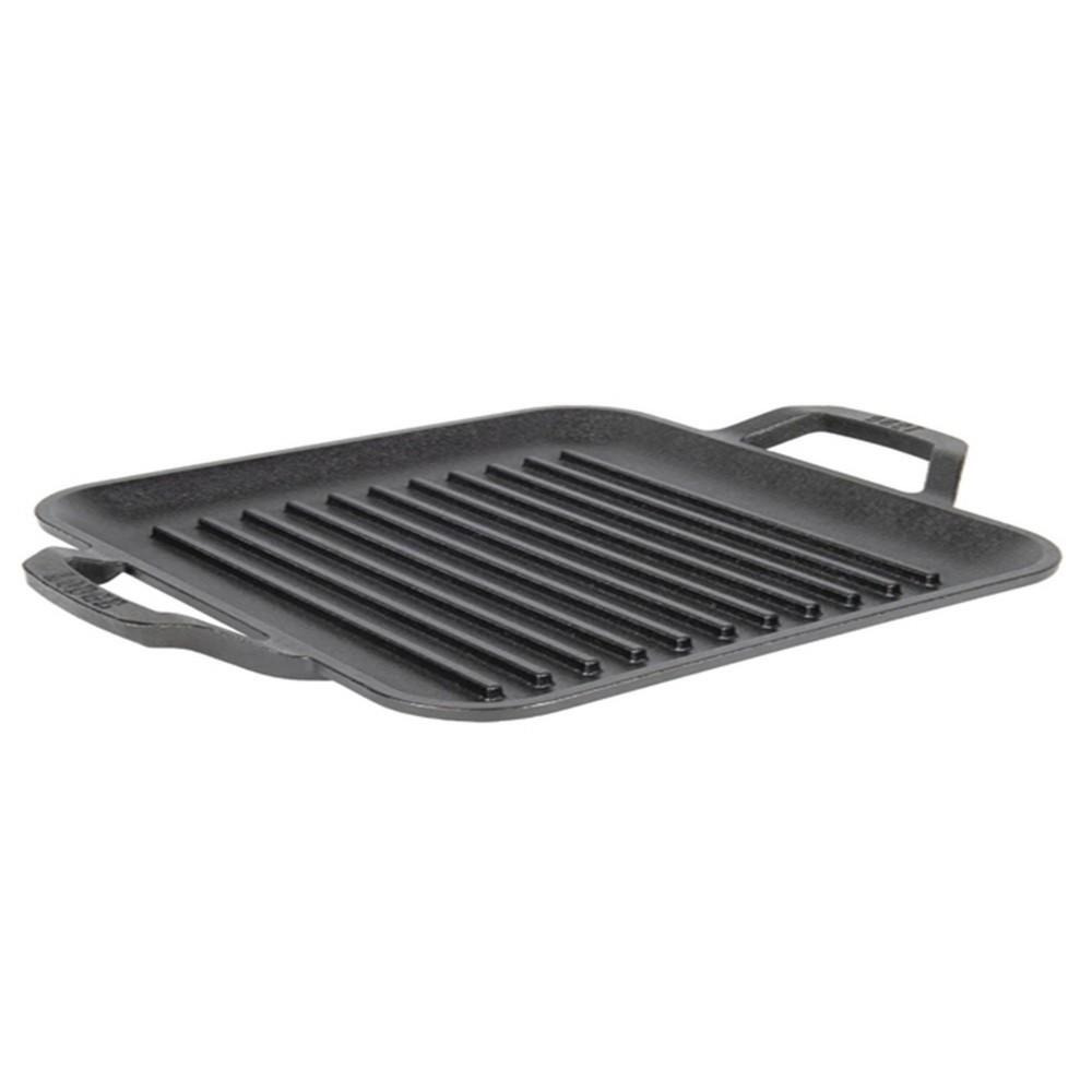 Lodge Chef Style Square Grill Pan Cast Iron 11 inch - 1