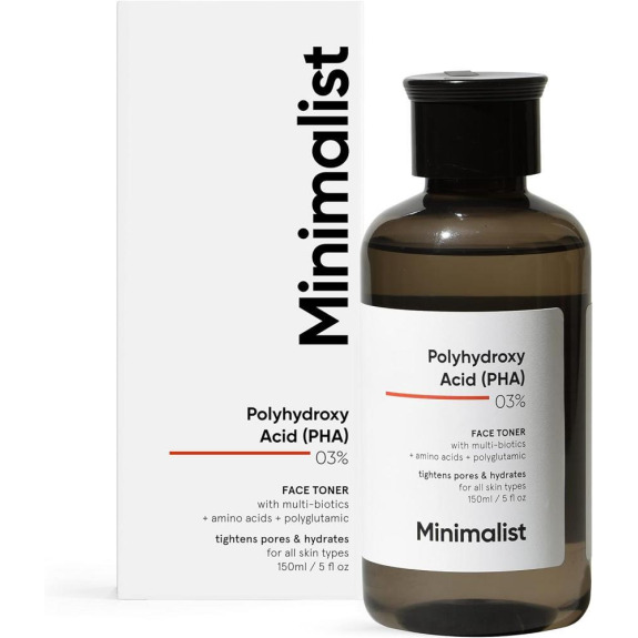 Minimalist PHA 3% Alcohol Free Face Toner, 150 ml 