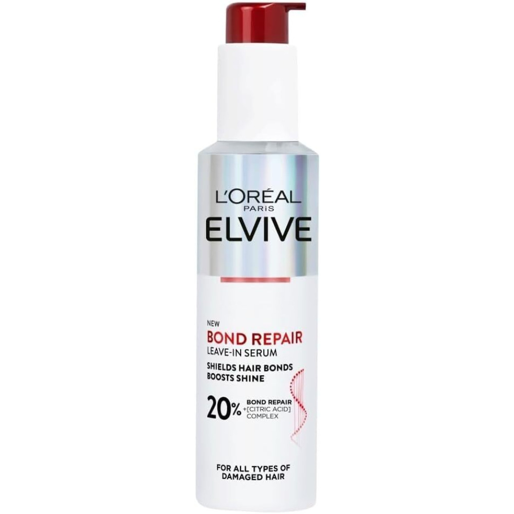 L’Oréal Paris L'Oreal Elvive Bond Repair Leave In Protecting & Smoothing Serum For Damaged Hair 150ml - 1