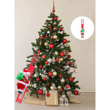 Musical Electric Santa Claus Climbing Decoration A Fun Christmas Tree Ornament and Gift for Kids with Up and Down Ladder Action… - 5 miniature