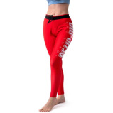 Leggings UAEJJ Jiu Jitsu Full Length for Women, Red, size S - 4 miniature