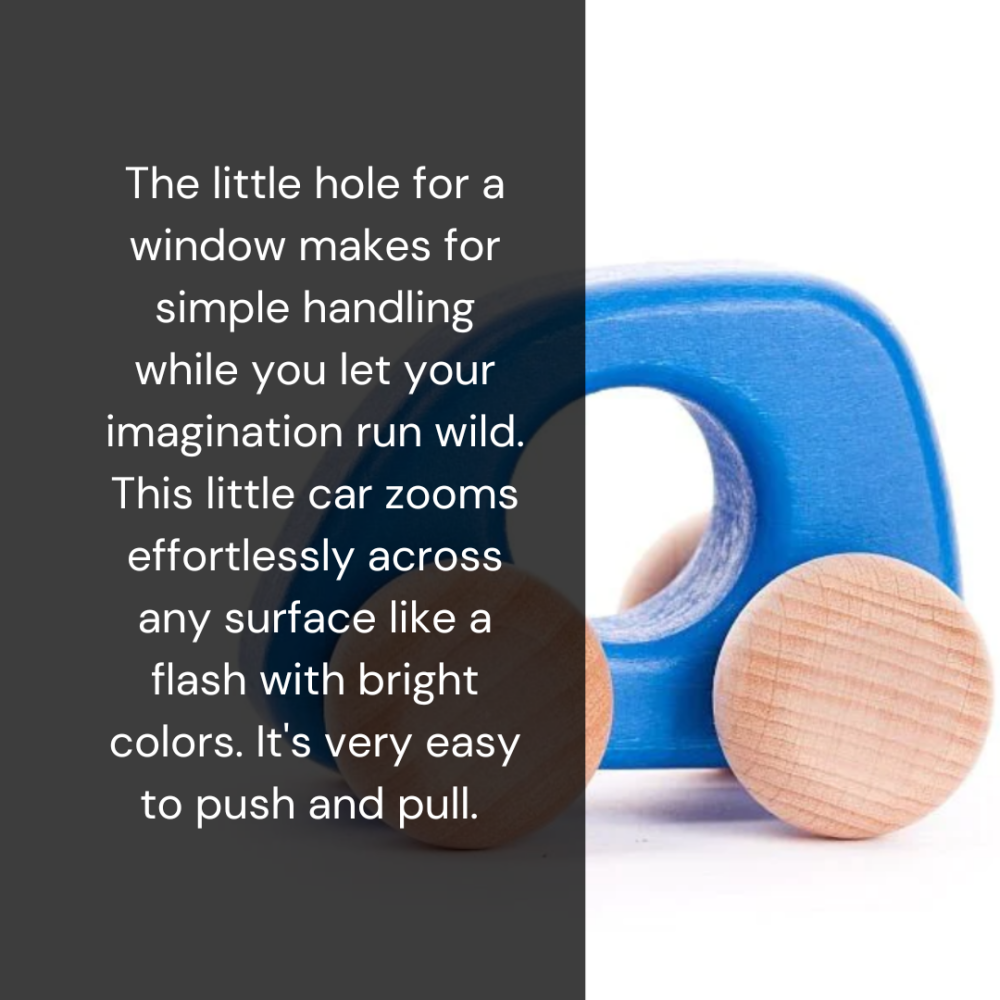 Toy Bajo Mini car (teal) - 3