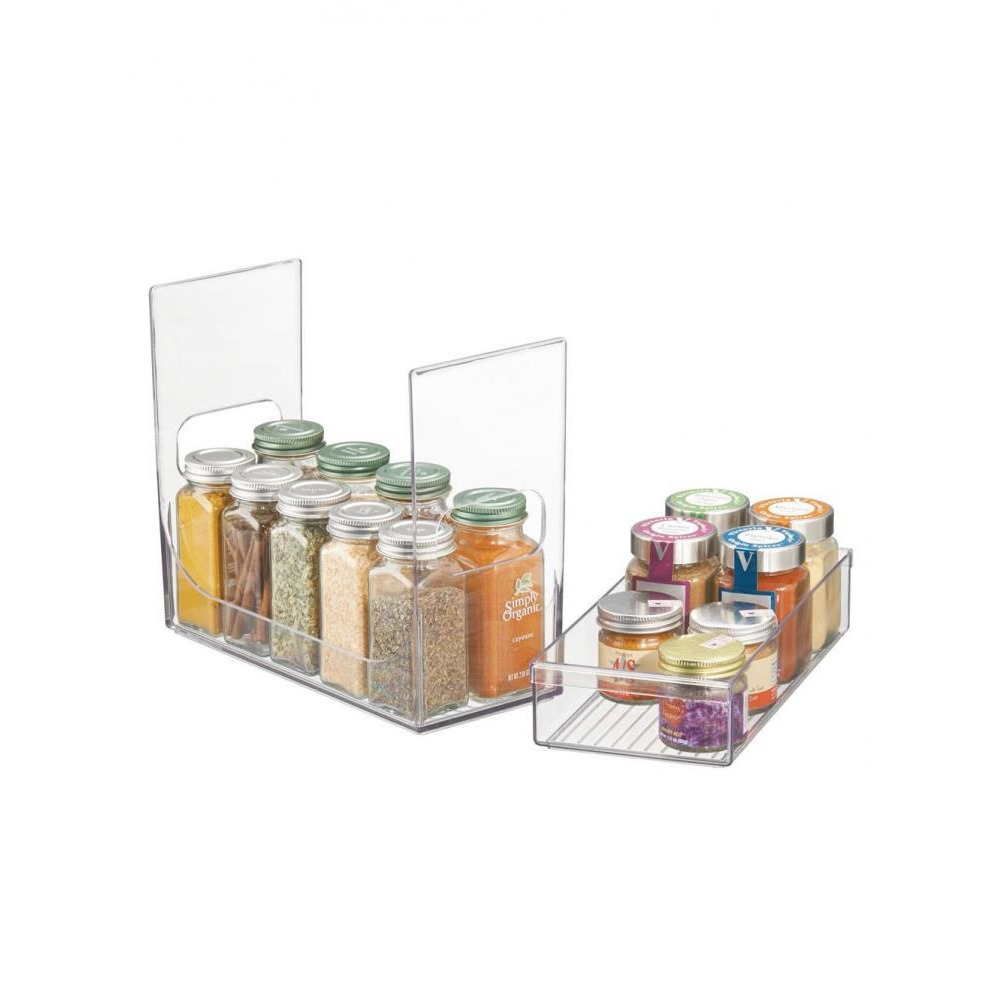 InterDesign Linus Two Tier Spice Rack Clear - 4