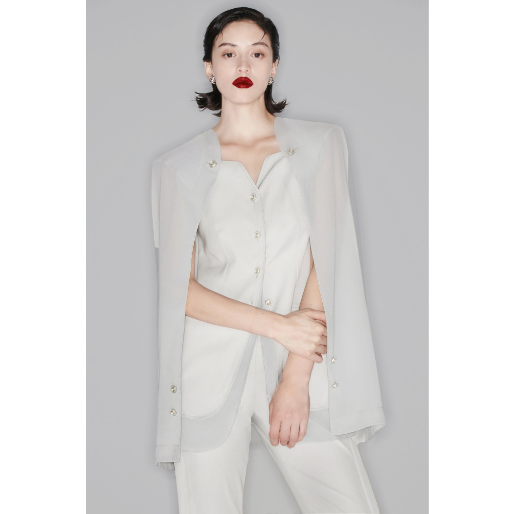 Blazer The Viet Concept Double Layered, Pearl, size XXL - 3