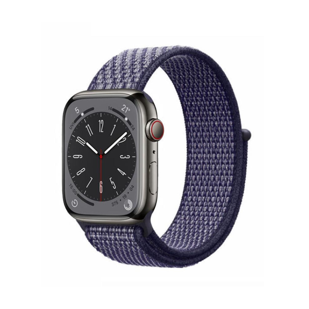 Perfii Nylon Loop Replacement Band For Apple Watch 41/40/38mm Series 8/7/6/SE/5/4/3 - 2