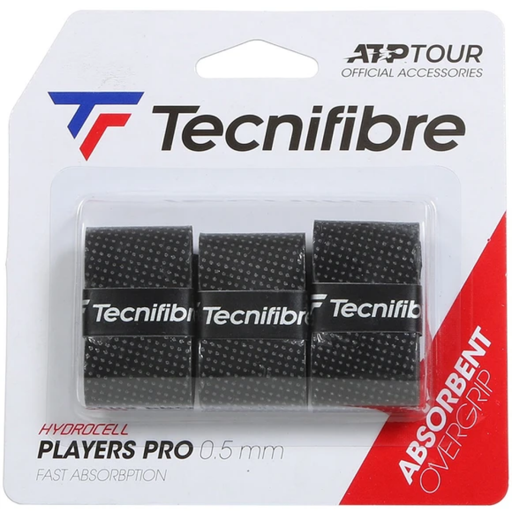 Overgrip Tecnifibre Players Pro Black (3 pcs) - 1