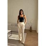 Брюки прямого кроя (ЦВЕТ слоновой кости), размер XS. - 1 miniature