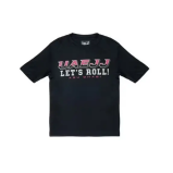 UAEJJ Jiu Jitsu Lets Roll T-Shirt, Black, size XS - 1 miniature