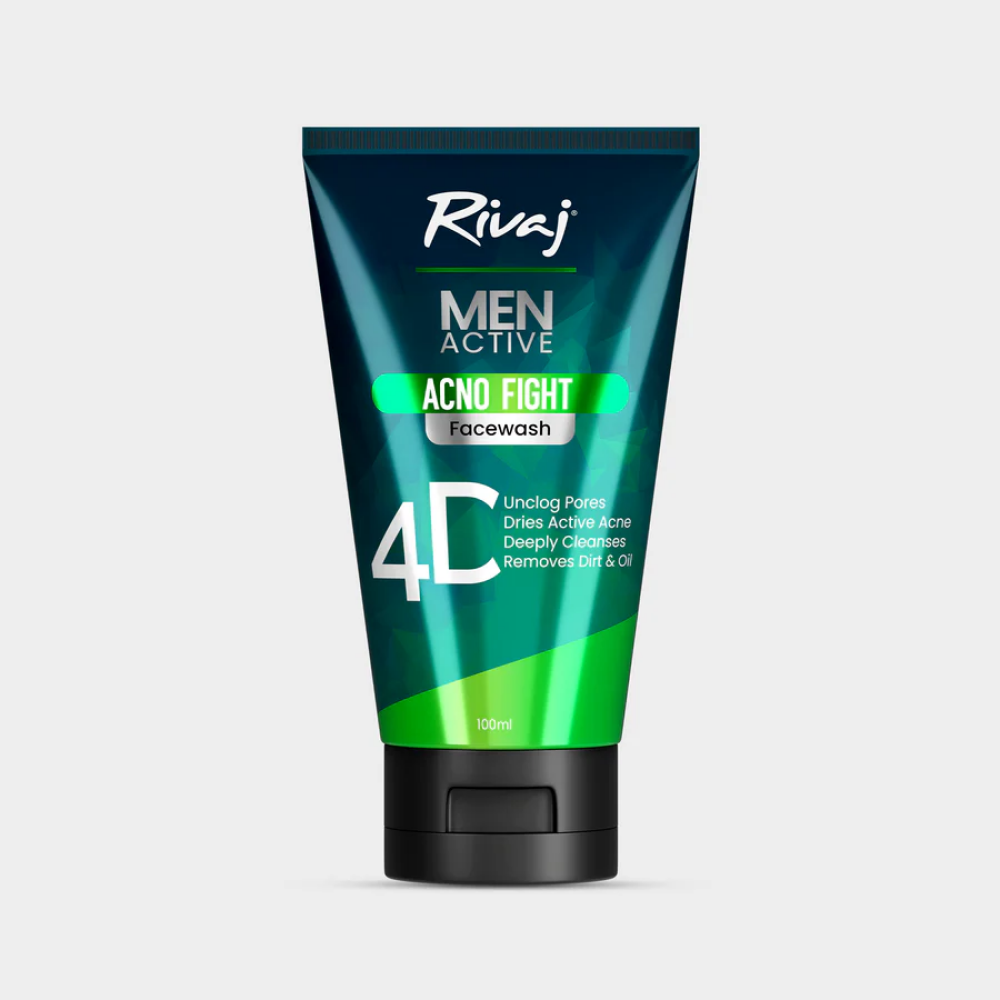 Rivaj Men Acno Fight Face Wash (100 ml) - 1