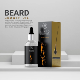 Rivaj Beard Growth Oil, Argan Oil + Ginger, 30 ml - 1 miniature