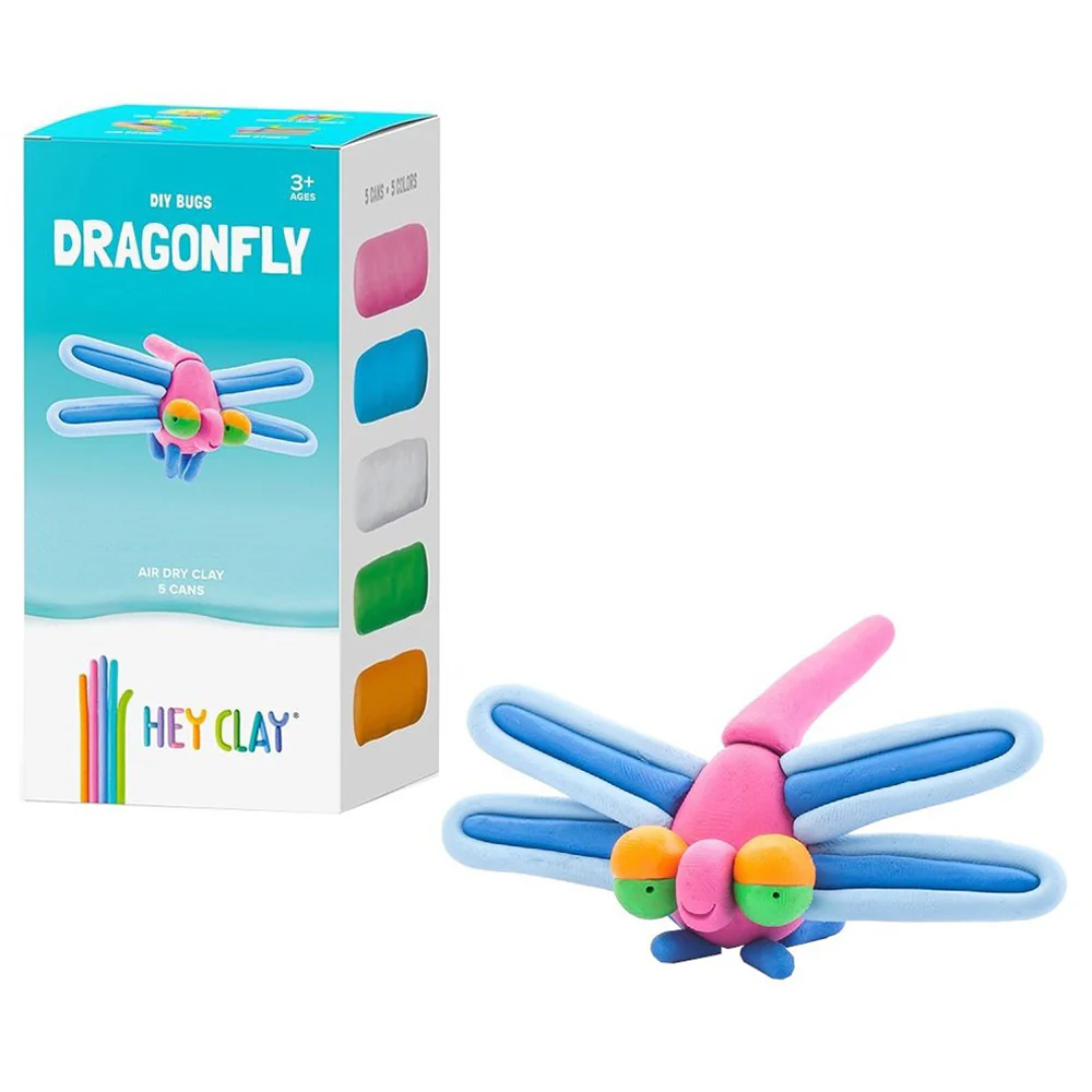 هاي كلاي - يعسوب الطين الجاف بالهواء، 3 علب - 1