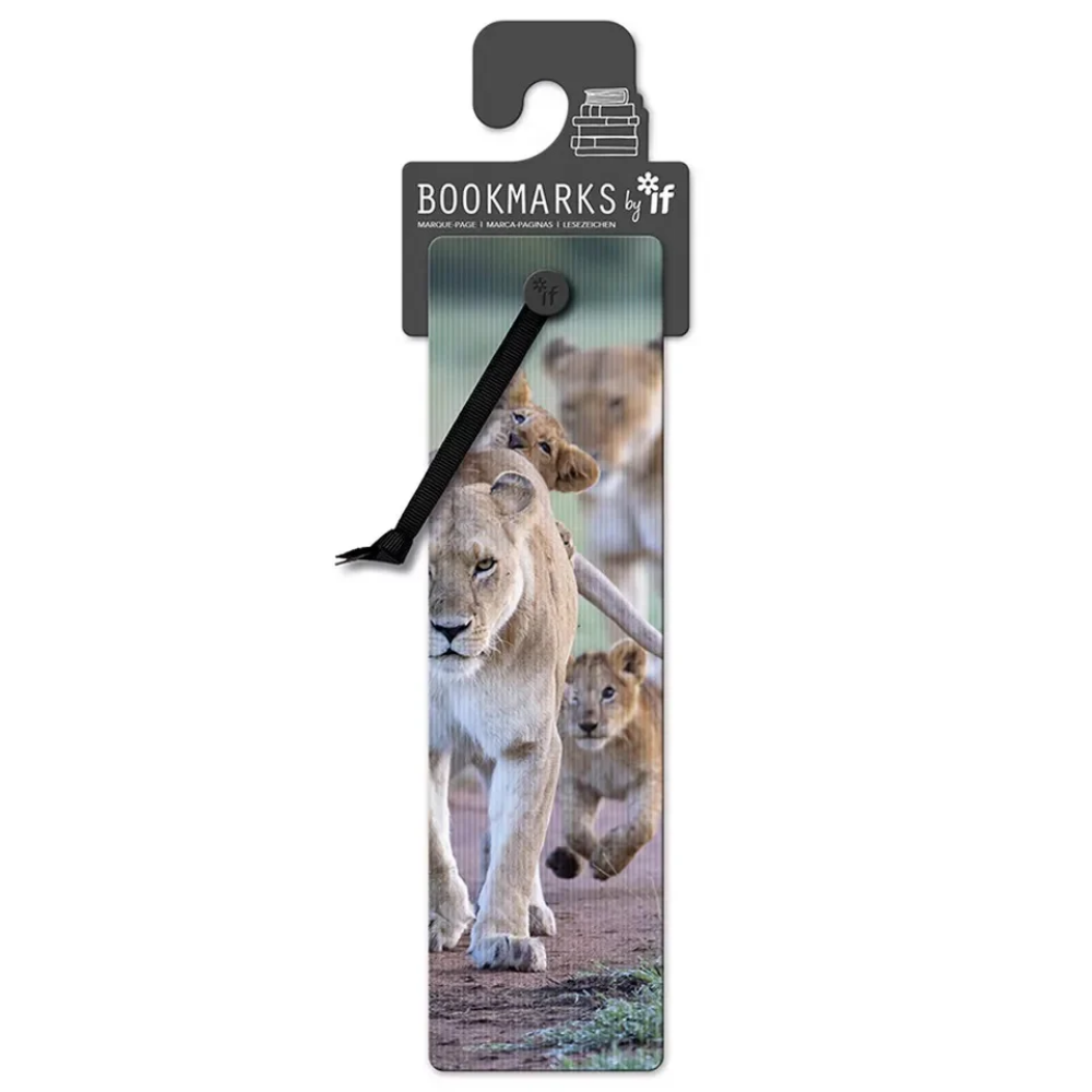 3D Bookmarks by If - African Lion Cubs - 1