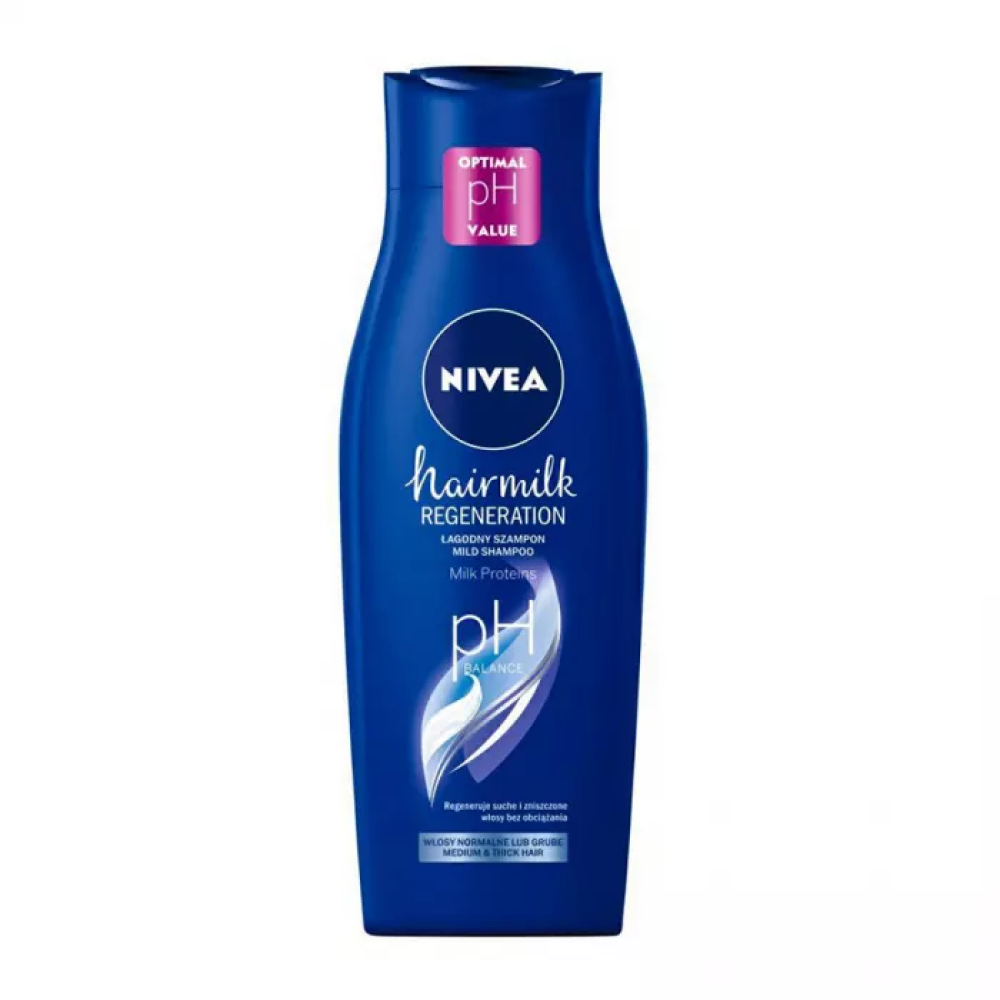 شامبو نيفيا هيرميلك للشعر الخفيف للشعر المتوسط والكثيف 400 مل - 1