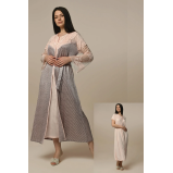 Hidden Beauty Lingerie Maternity 2 pcs - Pajamas Set with Robe - Pink, L - 1 miniature