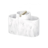 Inter design Dakota Divided Organizer White Marble  Satin - 1 miniature