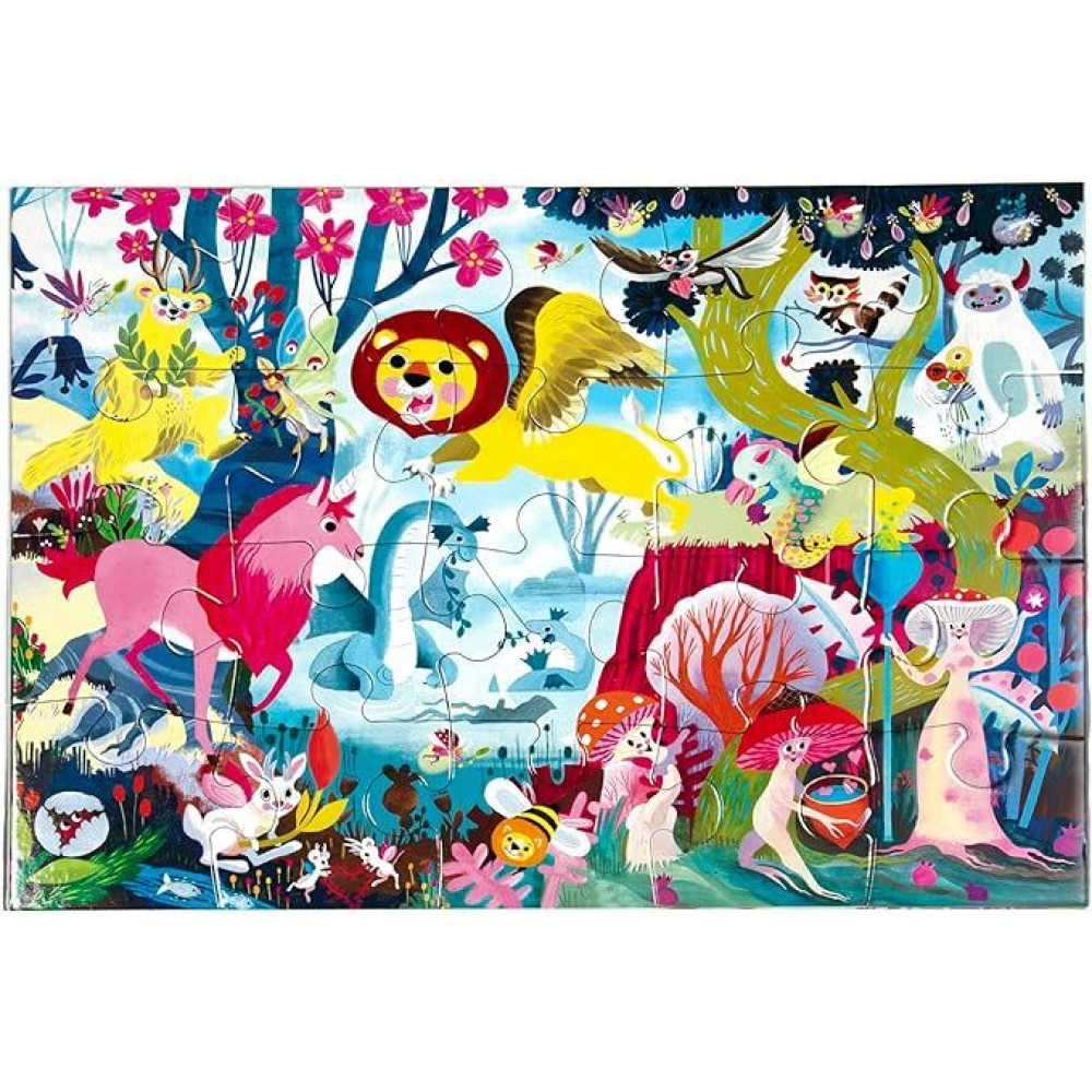 eeBoo: Magical Creatures - 20 Piece Puzzle - 15 x 11 Kids Jigsaw, Glossy Pieces, Preschool Puzzle, Ages 3+ - 3
