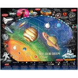 eeBoo: Solar System \& Beyond Giant Puzzle - 48 Pieces - 30 x 24 Rectangular Jigsaw Puzzle, Includes Informational Poster, Kids Ages 4+ - 3 miniature