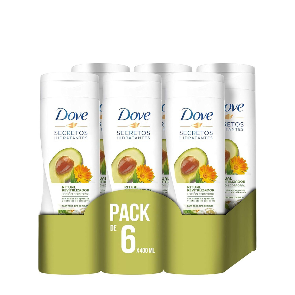Dove, Avocado Oil and Calendula Extract Body Lotion, 400 ml, Pack of 6 - 1