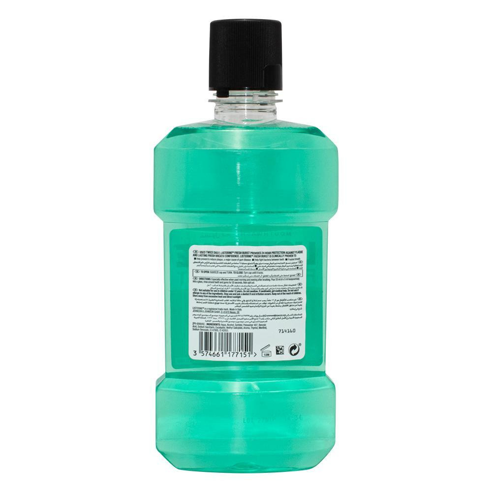 Listerine / Mouthwash, Fresh burst, 500 ml - 2
