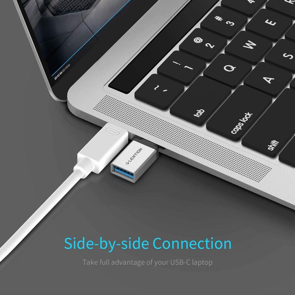 LENTION / Cable adapter, USB C to USB 3.0 Adapter, Type-C male to type A female - 3