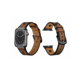 Perfii One Rivet Leather Replacement Band For Apple Watch 49/45/44/42mm Series Ultra/8/7/6/5/4/SE - 1 miniature