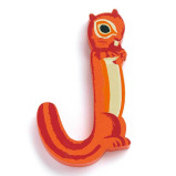 Djeco J Animals Door Letter - 1 miniature