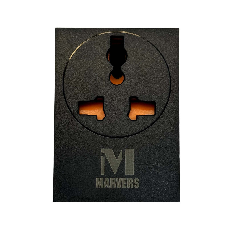 Marvers MS TC3112 International Универсальный Дорожный Адаптер 3 USB Порта С 6A Быстрой Зарядкой Черный - 1