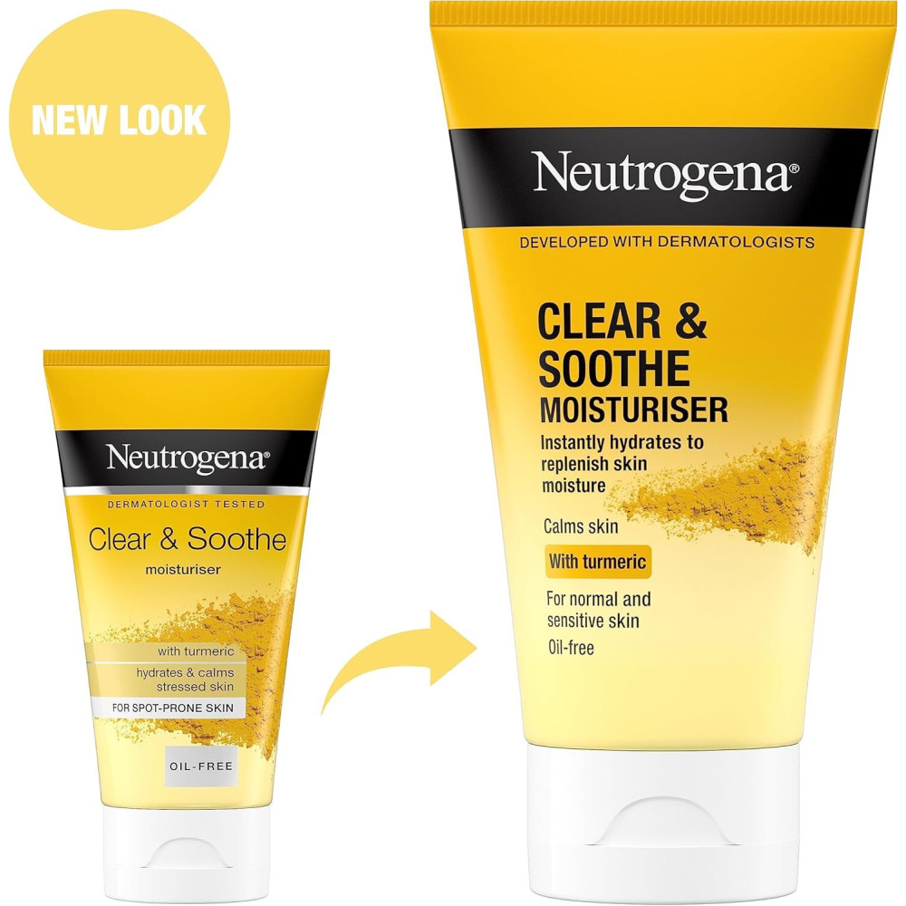 Neutrogena Clear and Soothe Oil-Free Gel Moisturiser, 75 ml - 2