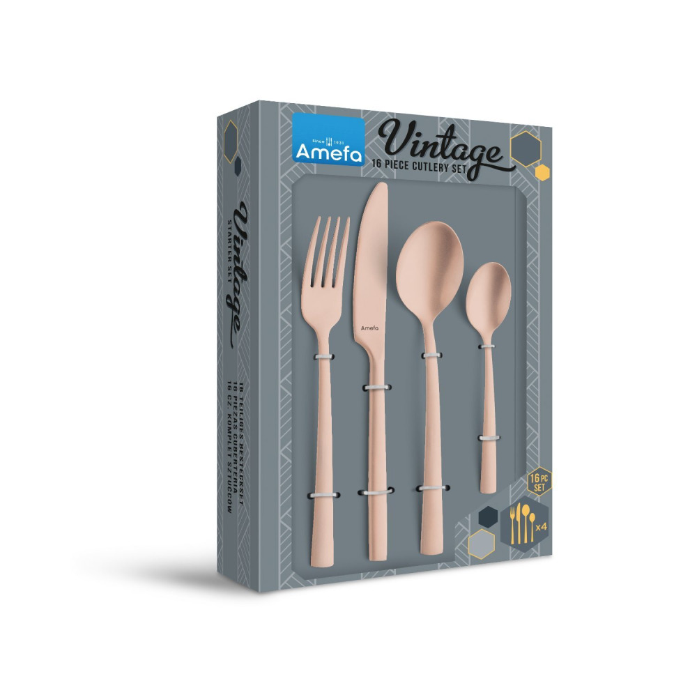 Manille PVD - 16pc. Cutlery set Copper - 2