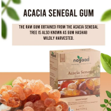 Nagaad Organic Acacia Senegal Gum Arabic, USDA Certified, 100% Pure Natural Emulsifier for Food & Smoothies, Cooking – 113g - 2 miniature