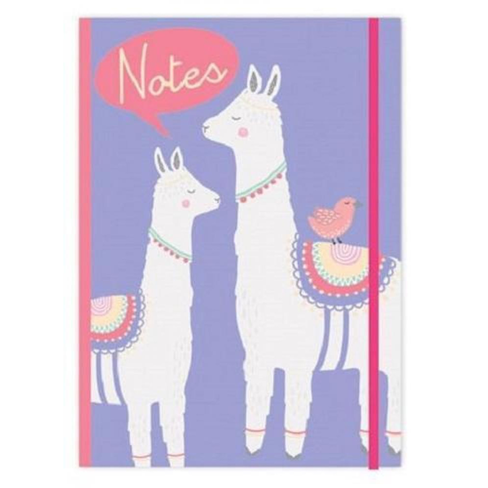 A4 Llama Adventures Lined Notebook  - 1