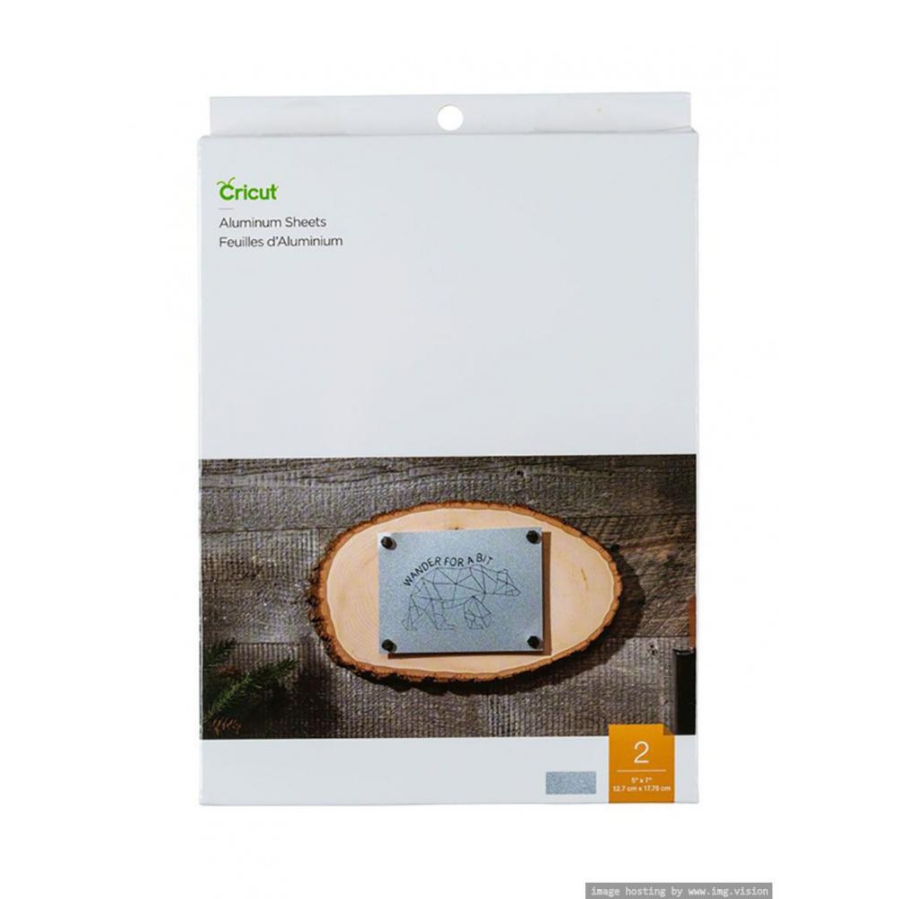 Cricut Aluminium Sheets 13 x 18 Centimeters Pack of 2 - 1