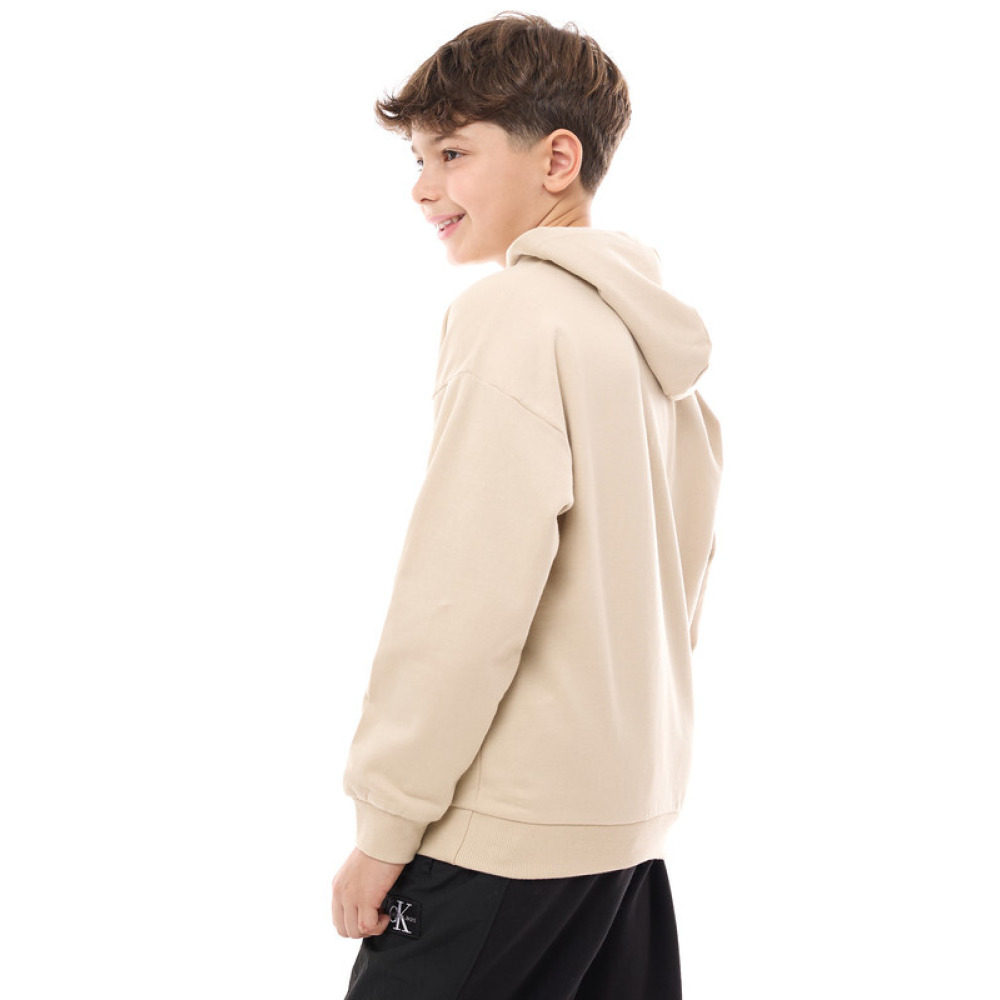 Boys' Hoodie Beige 9-10 YRS - 3