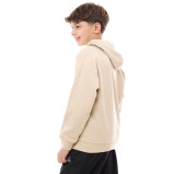 Boys' Hoodie Beige 9-10 YRS - 3 miniature