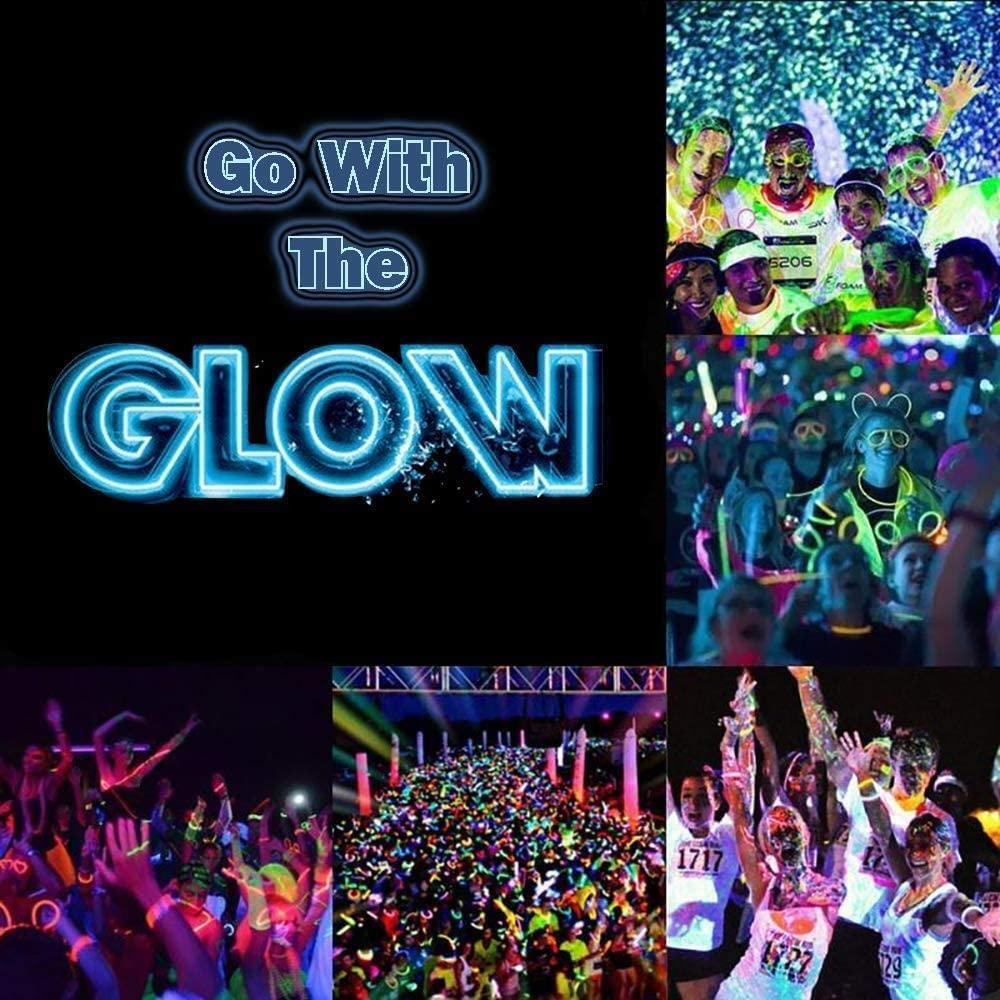 Swipply / Glow sticks, Party supplies set of 200 stick, 8 colors - 6