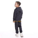 Boys' 2-Piece Printed Fullzipper Hoodie and Jogger Set (7-8 YRS) Dark Gray - 2 miniature