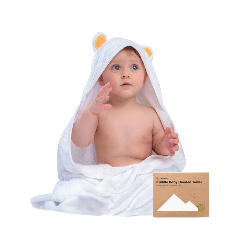 Детское Полотенце С Капюшоном Keababies Cuddle Из органического бамбука - 1