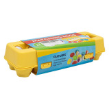 Mumoo Bear / Matching eggs sorter puzzle, 12 pcs - 6 miniature