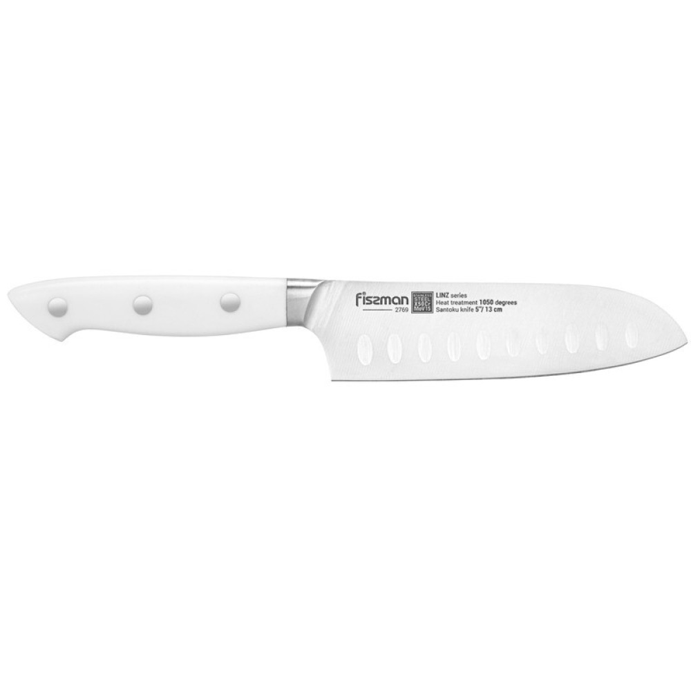 Fissman 5'' Santoku Knife LINZ (steel X50Cr15MoV) - 5
