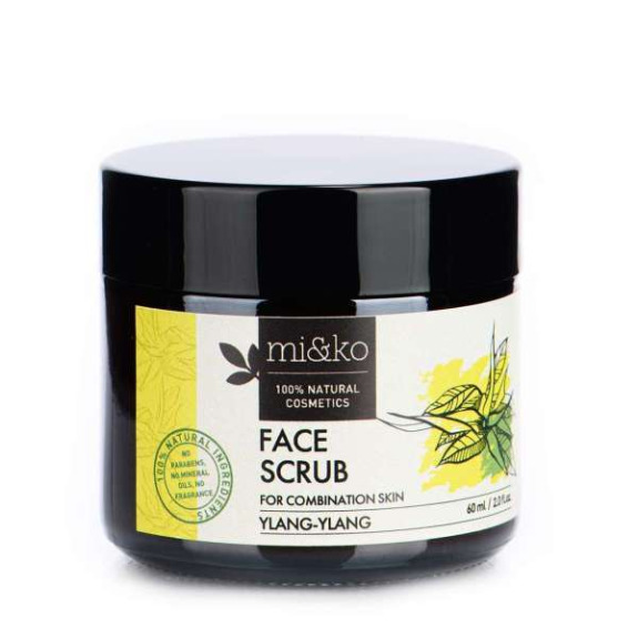 Mi\&Ko Ylang-Ylang Facial Scrub, For Combination Skin, 60 ml