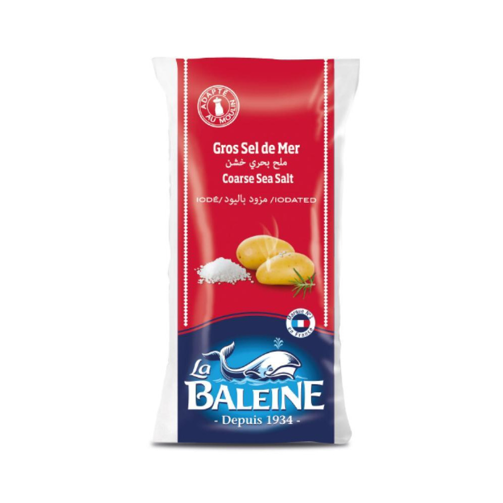 La Baleine Крупная Морская Соль В ПОЛИЭТИЛЕНОВОМ пакете 1 кг - 1