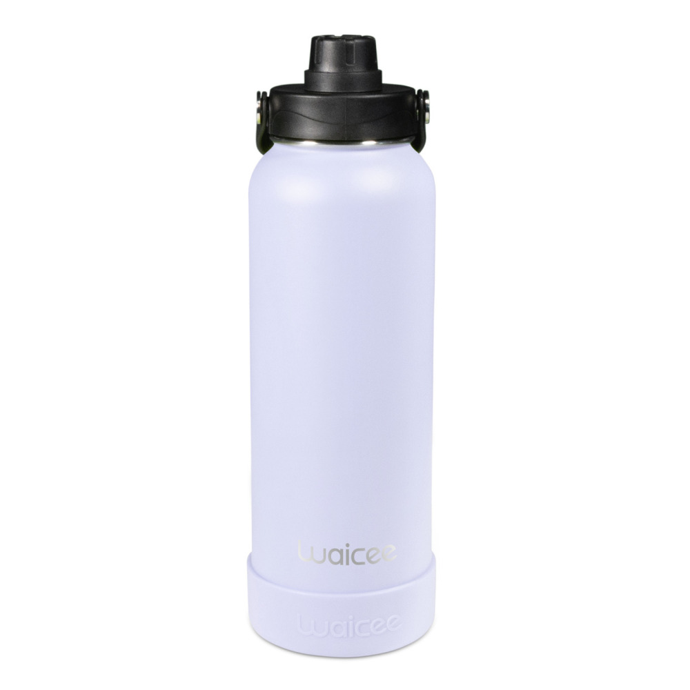 Waicee Thistle Purple Reusable Bottle  - Insulated, Large Capacity, Leak-Proof, Stylish, Durable, Eco-Friendly 1200ml - 1