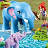 LEGO / Friends 41424, Jungle rescue basebuilding set with 3 mini dolls and accessories, 648 pieces, 8+ - 7 miniature