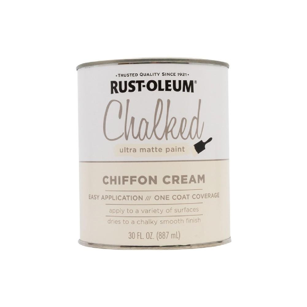 Rust-Oleum Chiffon Cream Chalkboard Paint 30 Oz. - 1