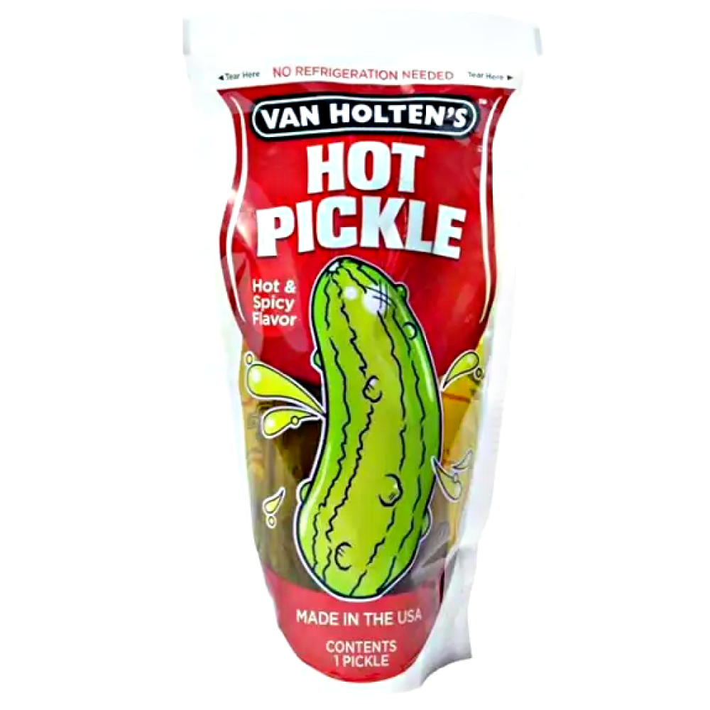 Огурцы С Острым И Пряным Вкусом Van Holten's, Большие огурцы В УПАКОВКЕ, 12 шт. - 1