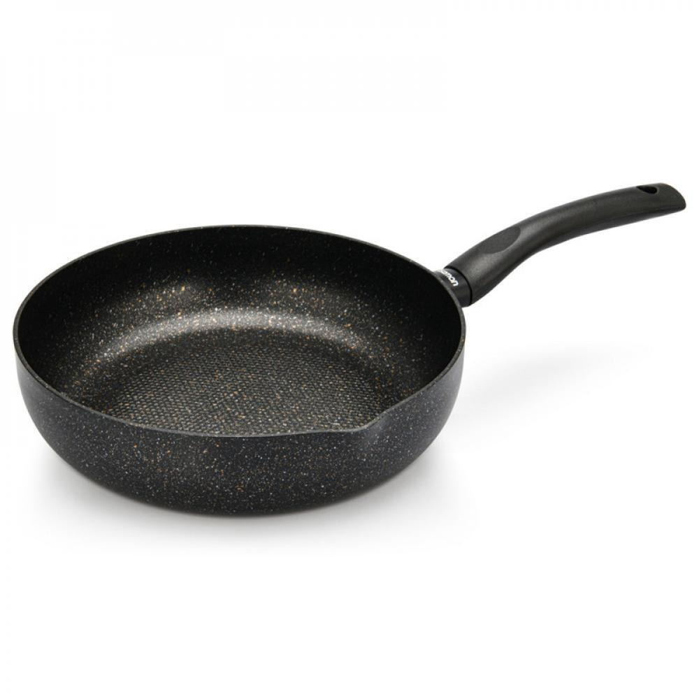 Fissman Deep Frying Pan with Pouring Lip Black 26x7cm - 1